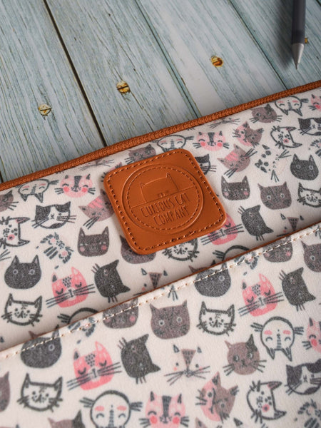 Catatonic Cats Laptop Sleeve - Curious Cat Company - Laptop Sleeves
