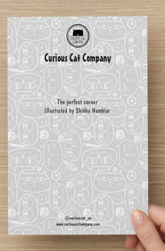 Cosy Corner Postcard Print - Curious Cat Company - Postcards