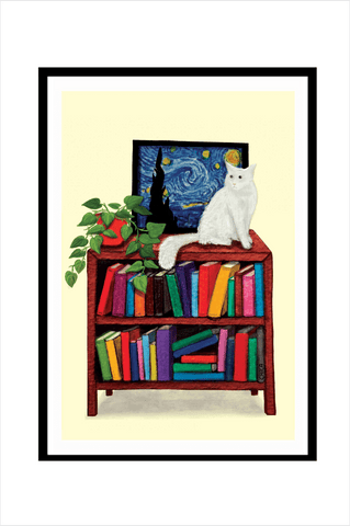 Cosy Corner - Poster - Curious Cat Company - Wall Art