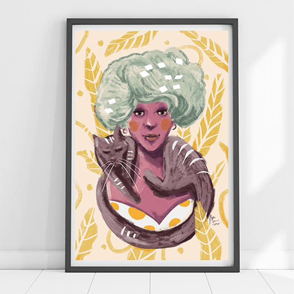 Crazy About Cats - Poster - Curious Cat Company - Wall Art