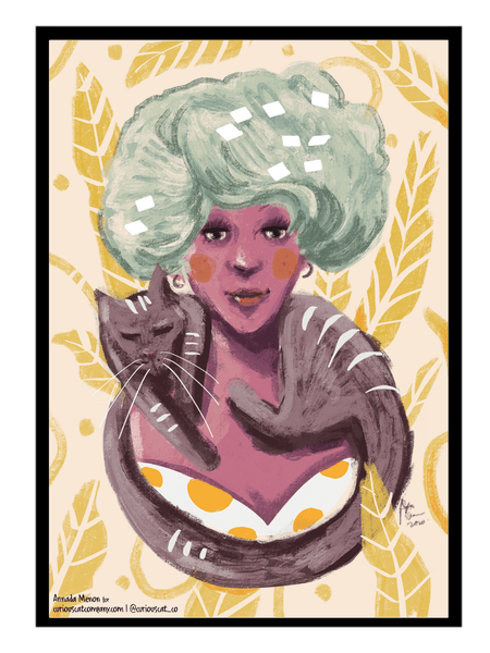 Crazy About Cats - Poster - Curious Cat Company - Wall Art