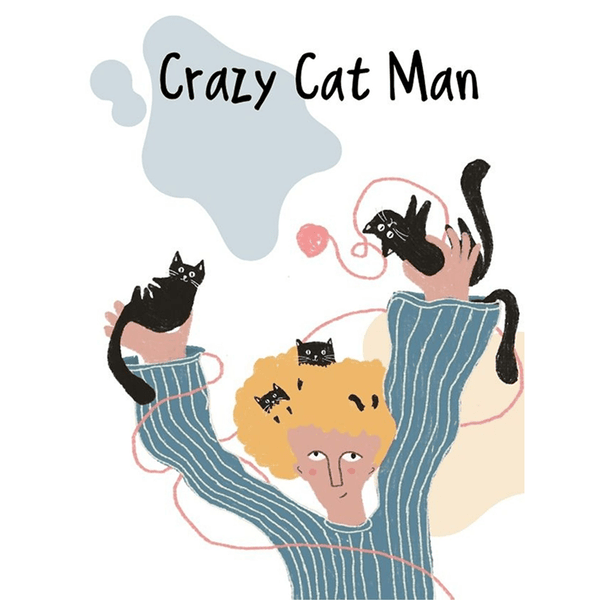 Crazy Cat Man Mug - Curious Cat Company - Mugs