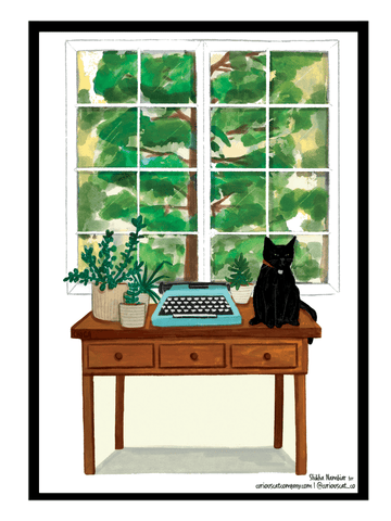 Curious Cat - Poster - Curious Cat Company - Wall Art
