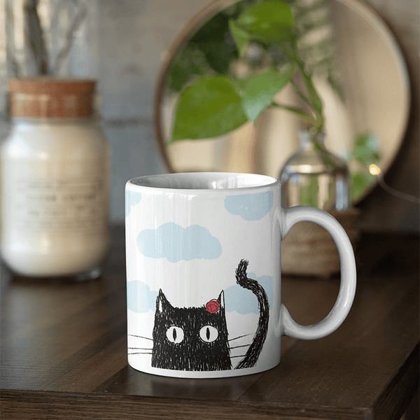 Halo Kitty Mug - Curious Cat Company - Mugs