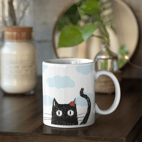 Halo Kitty Mug - Curious Cat Company - Mugs