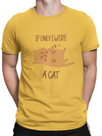 If only I were a Cat Tee - Curious Cat Company - T-shirts
