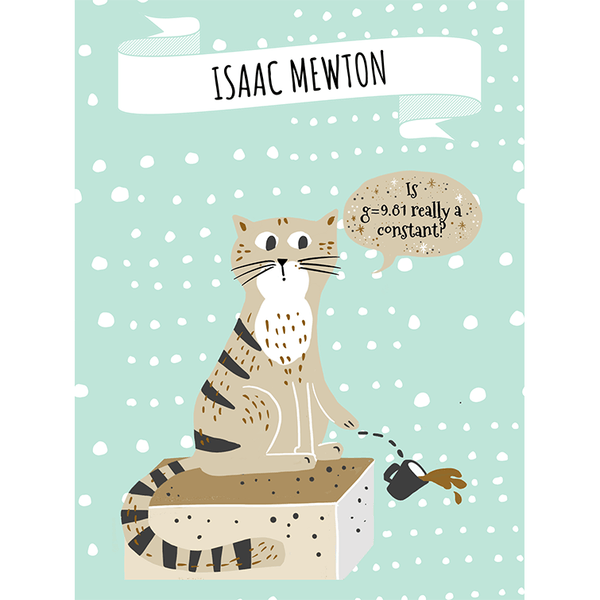 Isaac Mewton Mug - Curious Cat Company - Mugs