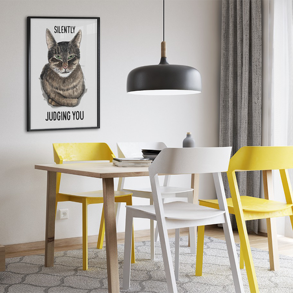 Judgmental Cat - Poster - Curious Cat Company