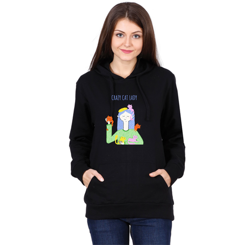 Crazy Cat Lady Hoodie - Unisex - Curious Cat Company