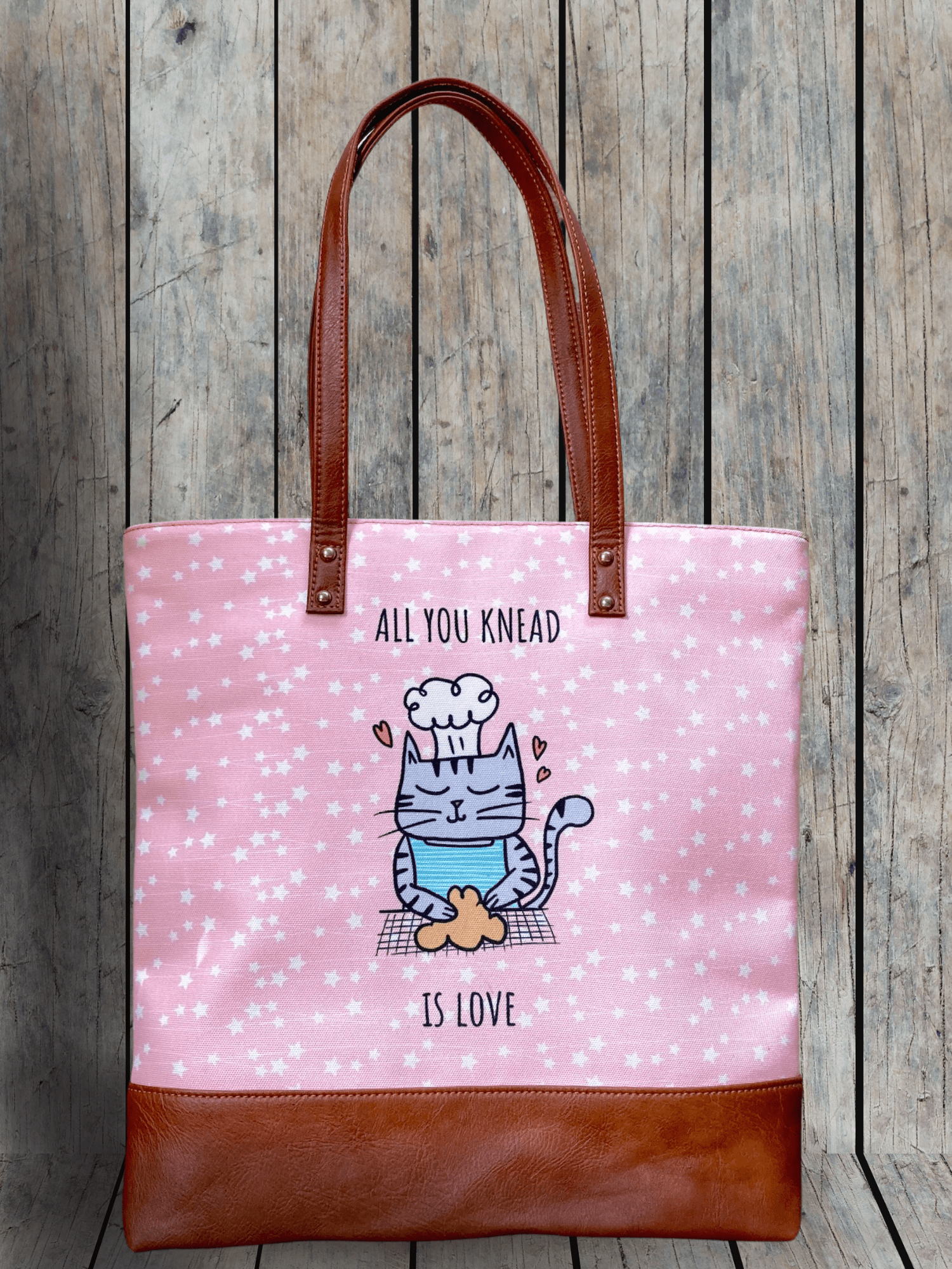 Knead Love Tote - Curious Cat Company - Laptop Sleeves