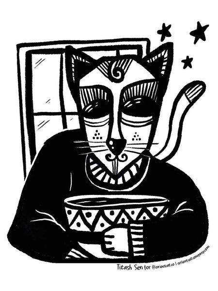 Meow Soup Mug - Curious Cat Company - Mugs