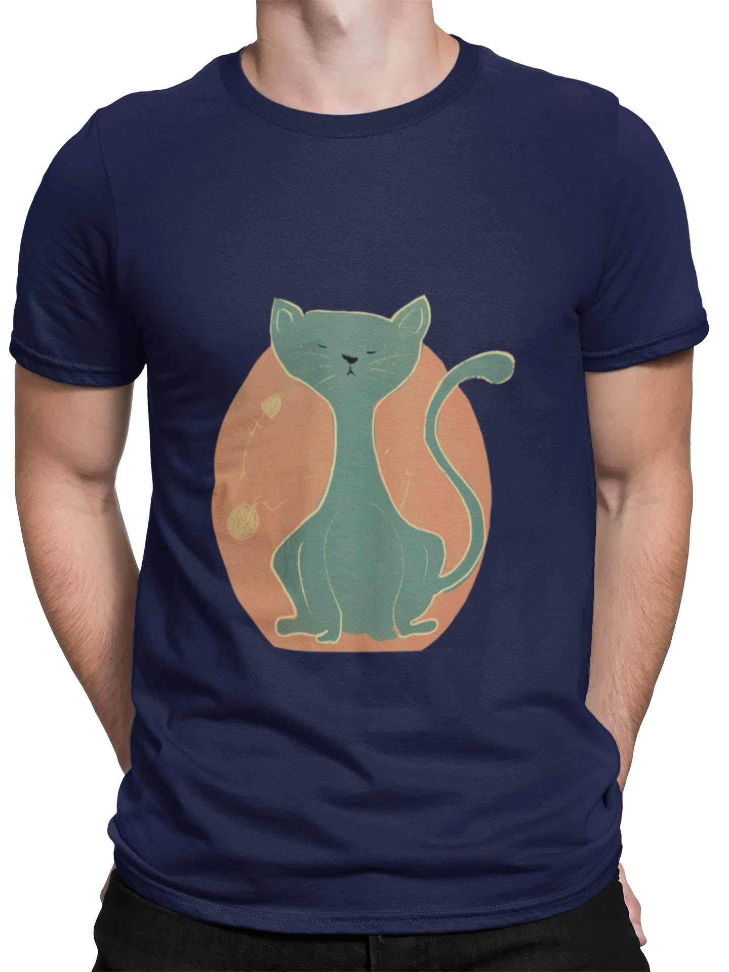 Meowditation Tee - Curious Cat Company - T-shirts