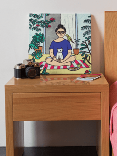 My Paradise - Canvas Print - Curious Cat Company - Wall Art