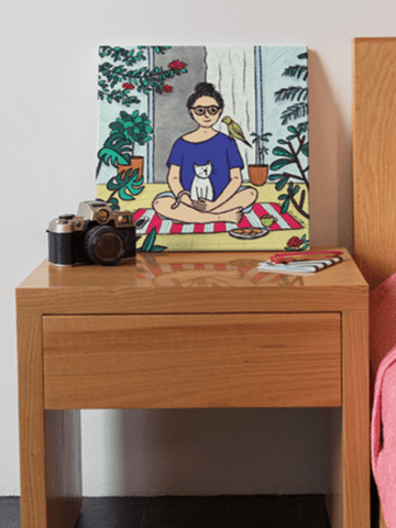 My Paradise - Canvas Print - Curious Cat Company - Wall Art