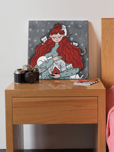 Not enough cats - Canvas Print - Curious Cat Company - Wall Art