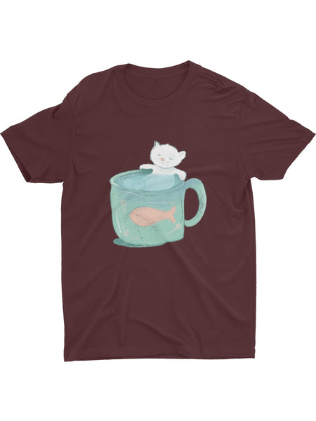 Paw Soak Tee - Curious Cat Company - T-shirts