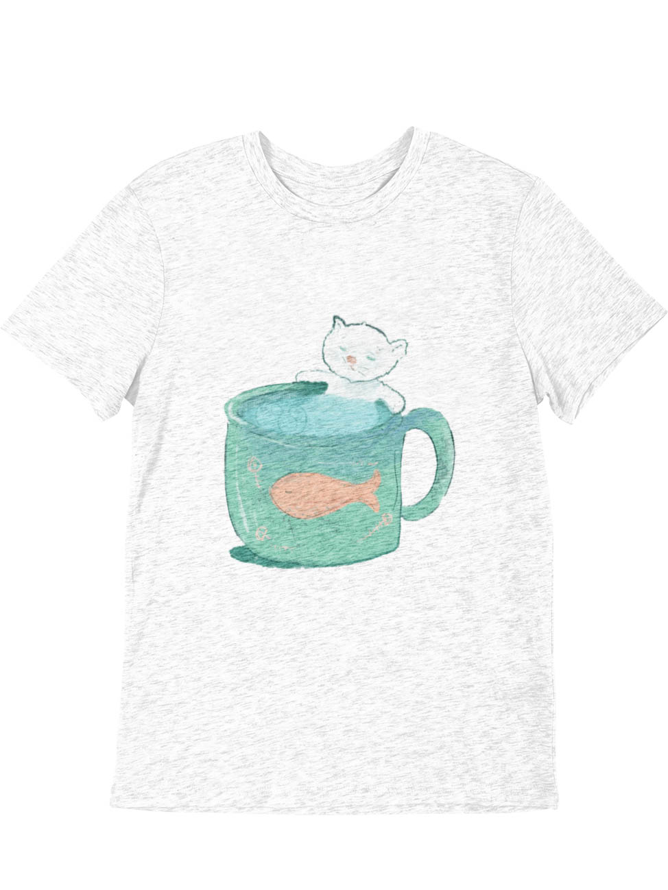 Paw Soak Tee - Curious Cat Company - T-shirts