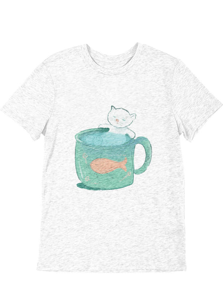 Paw Soak Tee - Curious Cat Company - T-shirts