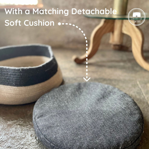 Sustainable Cat Beds - Locally Sourced Jute - Curious Cat Company - Cat Beds