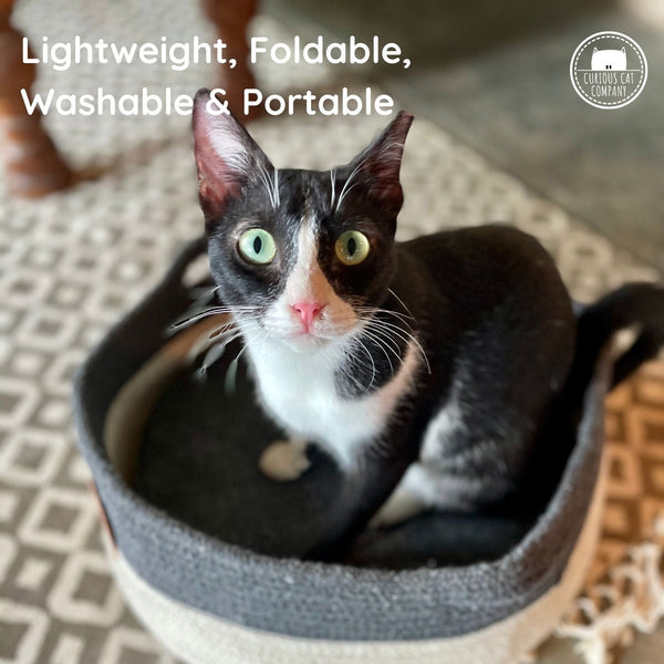 Sustainable Cat Beds - Locally Sourced Jute - Curious Cat Company - Cat Beds