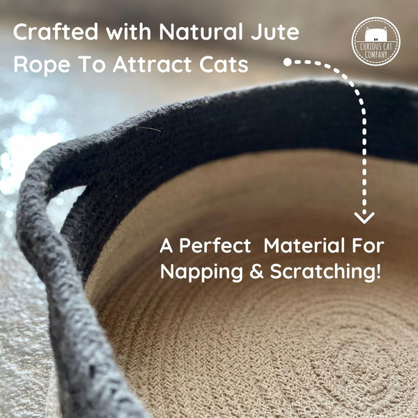 Sustainable Cat Beds - Locally Sourced Jute - Curious Cat Company - Cat Beds