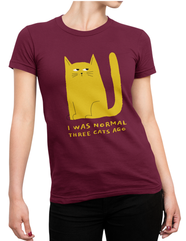 I Was Normal 3 Cats Ago Tee