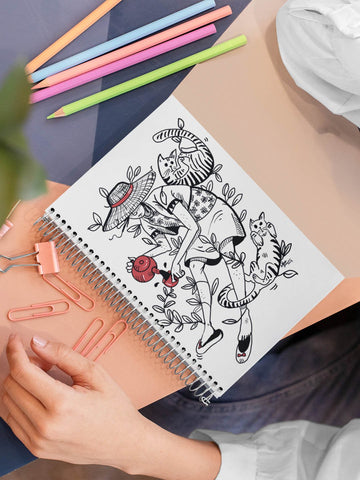 Tea Party Notebook - Curious Cat Company - Notebook