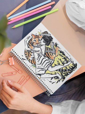 Tiger Whisperer Notebook - Curious Cat Company - Notebook