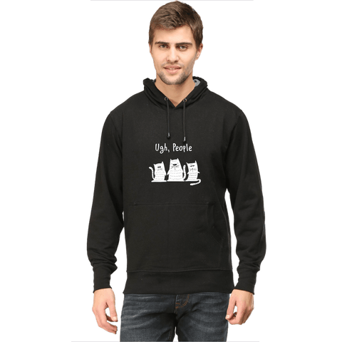 Ugh, People Hoodie - Curious Cat Company - Hoodies