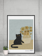 Vincent's Vase - Poster - Curious Cat Company - Wall Art