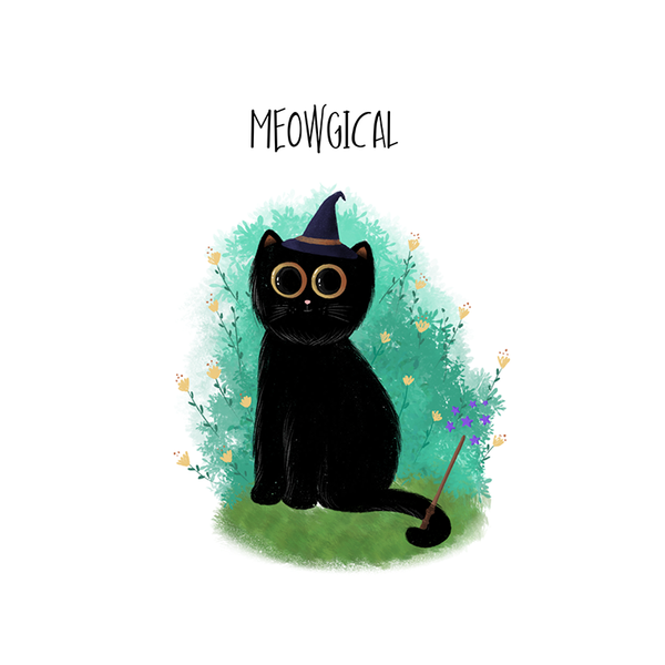 Meowgical - Framed Poster - Curious Cat Company