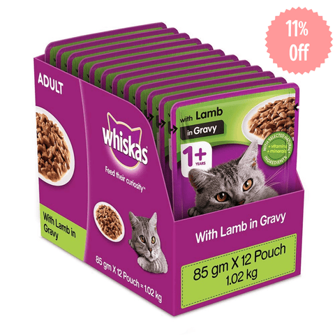 Whiskas Adult - Lamb in Gravy - Curious Cat Company - Whiskas Adult