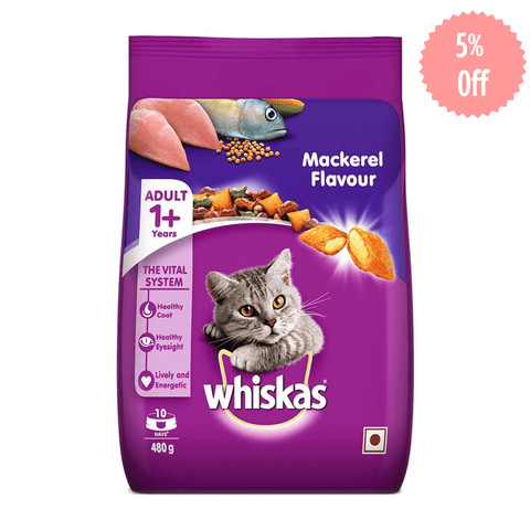 Whiskas Adult - Mackerel (Dry). - Curious Cat Company - Whiskas Adult