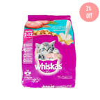 Whiskas Kitten - Junior Ocean Fish with Milk (Dry). - Curious Cat Company - Whiskas Adult