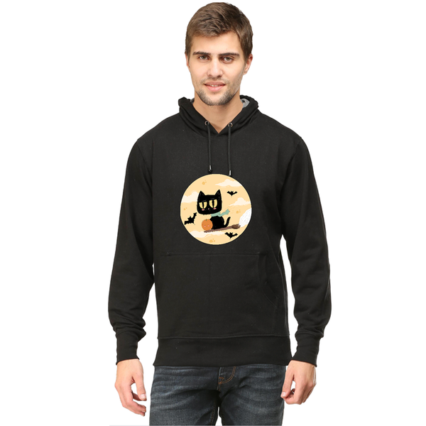 Black Witch Cat Hoodie - Unisex - Curious Cat Company